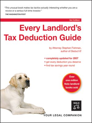 cover image of Every Landlord's Tax Deduction Guide